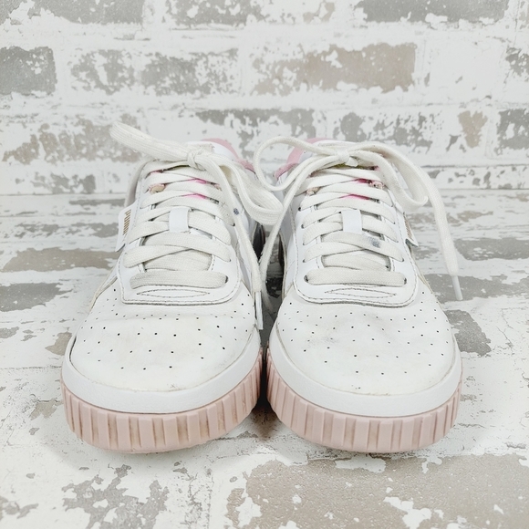 PUMA Cali Bouquet Women's Leather Walking Sneakers B79 - Picture 7 of 11